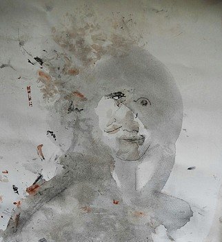 Emilio Merlina, 'Despite The Stains', 2012, original Mixed Media, 40 x 36  cm. Artwork description: 54198  on canvas ...