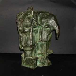 Emilio Merlina, 'Did You Call Us', 1992, original Sculpture Bronze, 35 x 45  x 20 cm. Artwork description: 95598  bronze ...