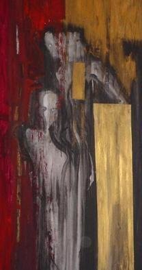 Emilio Merlina, 'Dirty Rain', 2003, original Painting Acrylic, 70 x 150  cm. Artwork description: 78348 acrylic on canvas...