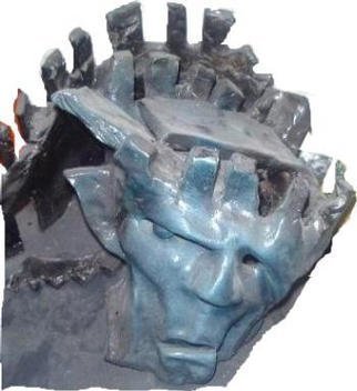 Emilio Merlina, Devil and angel, 1996, Original Sculpture Ceramic, size_width{distance-1011480175.jpg} X 27 cm