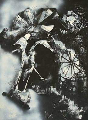 Emilio Merlina, 'Don Quixote Is Back', 2017, original Mixed Media, 60 x 80  cm. Artwork description: 8313 on mediodensit...
