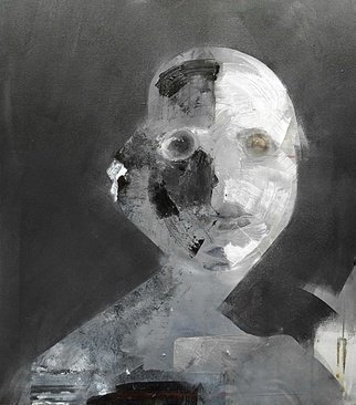 Emilio Merlina, 'Dreams In Black And White', 2014, original Painting Oil, 40 x 43  cm. Artwork description: 38673  on canvas ...