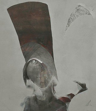 Emilio Merlina, 'Half Moon', 2017, original Mixed Media, 50 x 57  cm. Artwork description: 11073 canvas...