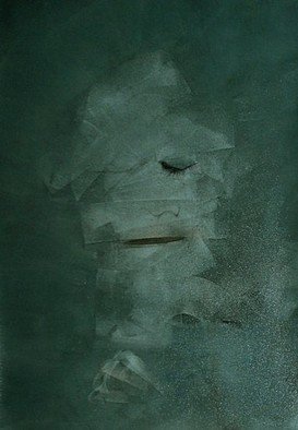 Emilio Merlina, 'He Was Just A Dreamer 010', 2010, original Mixed Media, 45 x 64  cm. Artwork description: 65238 oil and charcoal on canvas   ...