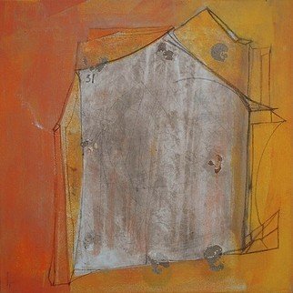 Emilio Merlina, 'House Number 31', 2017, original Mixed Media, 40 x 40  cm. Artwork description: 6243 canvas...