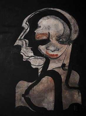 Emilio Merlina, 'Improbable Psychological ...', 2011, original Mixed Media, 36 x 48  cm. Artwork description: 62133  acrylic and charcoal on canvas ...