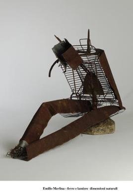 Emilio Merlina, 'Invincible Armada', 1996, original Sculpture Mixed, 50 x 100  x 130 cm. Artwork description: 74208 rusty iron...