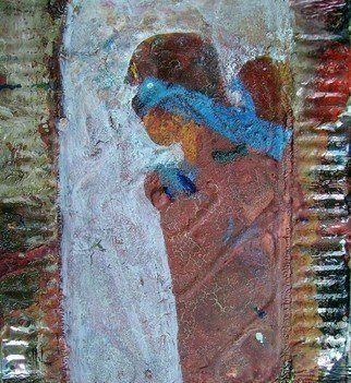 Emilio Merlina, 'It Was Not A Devil 06', 2006, original Mixed Media, 26 x 27  cm. Artwork description: 86283 oil and acrylic on a old aluminium blade I used to work. ...