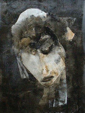 Emilio Merlina, Devil and angel, 2009, Original Painting Oil, size_width{just_around_the_corner_of_the_night-1262270212.jpg} X 50 cm
