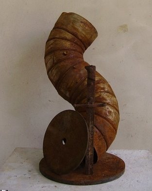 Emilio Merlina, 'Last Guard 08', 2008, original Sculpture Mixed, 25 x 51  x 42 cm. Artwork description: 80763  rusty iron ...