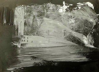 Emilio Merlina, 'Like A Hurricane', 2016, original Painting Oil, 42 x 30  cm. Artwork description: 12798       on chipboard                                   ...