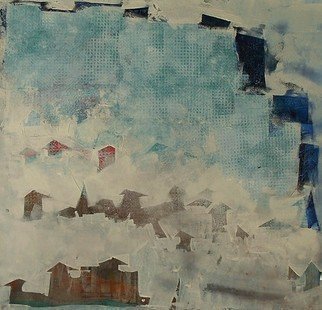 Emilio Merlina, 'Low Clouds', 2017, original Mixed Media, 68 x 65  cm. Artwork description: 7278 canvas , evolution of existing work...