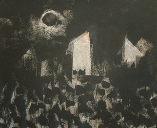 Emilio Merlina, 'Lunar Eclipse', 2016, original Mixed Media, 26 x 22  cm. Artwork description: 12453  on mediodensit ...