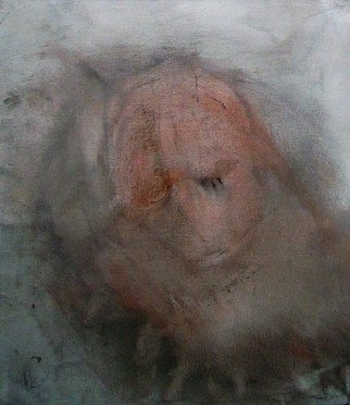 Emilio Merlina, Devil and angel, 2007, Original Drawing Charcoal, size_width{masking_myself_07-1184363354.jpg} X 520 mm