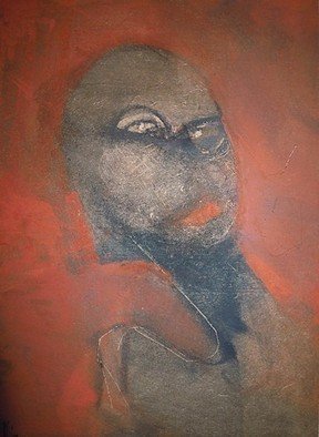 Emilio Merlina, 'My Demon Is Back', 2012, original Drawing Charcoal, 20 x 29  cm. Artwork description: 50748  on mediodensit ...
