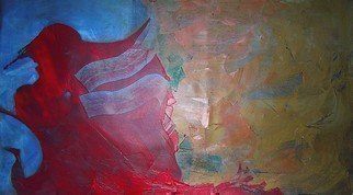 Emilio Merlina, Devil and angel, 2012, Original Painting Oil, size_width{my_summer-1348495776.jpg} X 49 cm