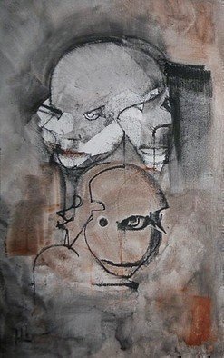 Emilio Merlina, 'My Therapy I Guess', 2011, original Drawing Charcoal, 38 x 59  cm. Artwork description: 61443  charcoal on canvas     ...