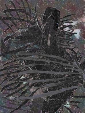 Emilio Merlina, 'Nebula', 2004, original Computer Art, 15 x 20  cm. 