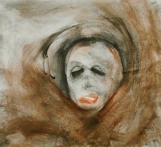 Emilio Merlina, 'Nostalgia', 2015, original Drawing Charcoal, 42 x 37  cm. Artwork description: 22113  on canvas ...