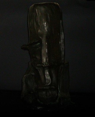 Emilio Merlina, 'Observer', 1993, original Sculpture Bronze, 23 x 42  x 20 cm. Artwork description: 94908  bronze ...