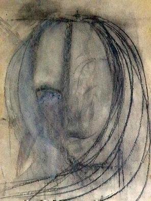 Emilio Merlina, 'Odium', 2006, original Drawing Charcoal, 30 x 40  cm. Artwork description: 83523 Ben venga anche l' odio tuo purche la tua magia si avveri ...