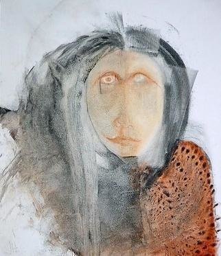 Emilio Merlina, Devil and angel, 2006, Original Drawing Charcoal, size_width{ok_i_am_not_perfect-1141583678.jpg} X 50 cm