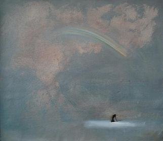 Emilio Merlina, 'On The Clouds', 2013, original Mixed Media, 53 x 47  cm. 