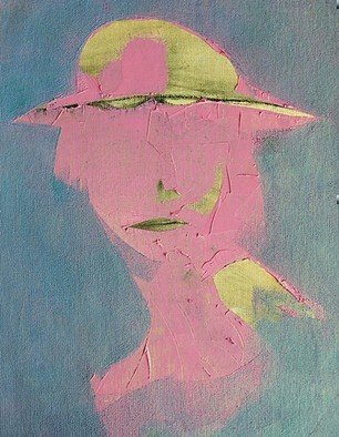 Emilio Merlina, 'Pink Hesitation', 2015, original Mixed Media, 27 x 39  cm. Artwork description: 28323          on canvas         ...