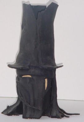 Emilio Merlina, Devil and angel, 1997, Original Sculpture Ceramic, size_width{presage-1032043559.jpg} X 38 cm