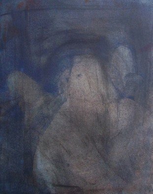 Emilio Merlina, Devil and angel, 2006, Original Painting Oil, size_width{presenze-1161035363.jpg} X 30 cm