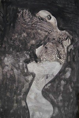 Emilio Merlina, Devil and angel, 2011, Original Mixed Media, size_width{rape_011-1298800139.jpg} X 80 cm