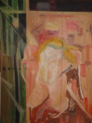 Emilio Merlina, Devil and angel, 2002, Original Painting Oil, size_width{reflection-1034867423.jpg} X 100 cm
