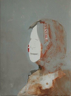 Emilio Merlina, 'Sandra', 2018, original Mixed Media, 29 x 40  x 25 cm. Artwork description: 3828 on cardboard...