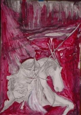 Emilio Merlina, Devil and angel, 2003, Original Painting Acrylic, size_width{save_home-1070822309.jpg} X 70 cm