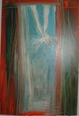 Emilio Merlina, Devil and angel, 2000, Original Painting Oil, size_width{save_me-1031340468.jpg} X 150 cm