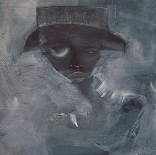 Emilio Merlina, 'Seet Black Overdose', 2013, original Painting Acrylic, 42 x 43  cm. 