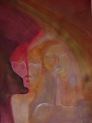 Emilio Merlina, Devil and angel, 2005, Original Painting Acrylic, size_width{silver_and_gold-1105475066.jpg} X 100 cm