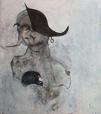 Emilio Merlina, 'Soldier Of Love', 2010, original Mixed Media, 34 x 38  cm. Artwork description: 68343  acrylic and charcoal on canvas     ...