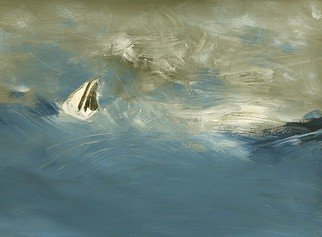 Emilio Merlina, 'Take Me Far Away On The Waves', 2016, original Painting Acrylic, 70 x 50  cm. Artwork description: 19353       on cardboard     ...