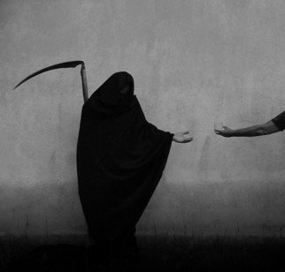 Emilio Merlina, Devil and angel, 2009, Original Photography Black and White, size_width{take_some_of_my_water_02_09-1246103106.jpg} X 24 cm
