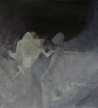 Emilio Merlina, Devil and angel, 2009, Original Painting Oil, size_width{the_black_moon_guardians-1254404008.jpg} X 120 cm