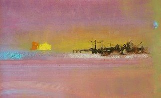 Emilio Merlina, 'The Bridge', 2016, original Painting Oil, 55 x 36  cm. Artwork description: 21078     on canvas      ...