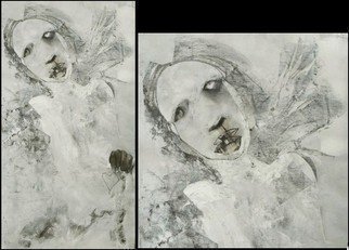 Emilio Merlina, 'The Messenger', 2016, original Mixed Media, 37 x 70  cm. Artwork description: 15213    on canvas                                  ...