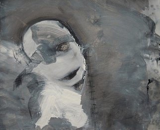 Emilio Merlina, 'The Painter', 2013, original Mixed Media, 52 x 42  cm. 