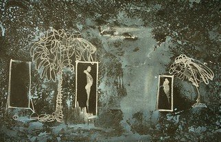 Emilio Merlina, 'The Secret Garden', 2016, original Mixed Media, 37.5 x 24  cm. Artwork description: 20733    on canvas     ...