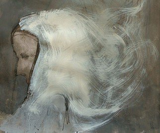 Emilio Merlina, 'The Wind Bride', 2016, original Mixed Media, 50 x 40  cm. Artwork description: 19698  on cardboard ...