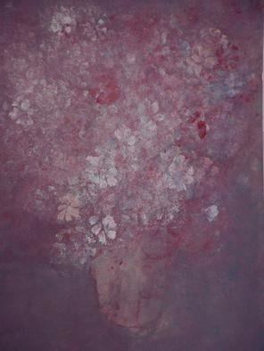 Emilio Merlina, 'Then Some Flowers', 2004, original Painting Acrylic, 70 x 100  cm. Artwork description: 80418 acrylic on paper...