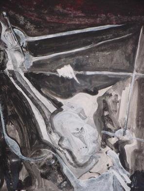 Emilio Merlina, 'Tired Fighting', 2004, original Drawing Other, 50 x 70  cm. Artwork description: 75588 acrylic on paper...