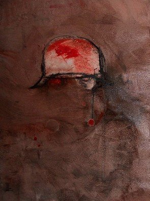Emilio Merlina, 'To The Lost Soldiers', 2011, original Mixed Media, 42 x 52  cm. Artwork description: 61443  oil and charcoal on canvas ...