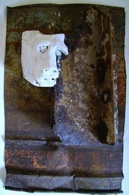 Emilio Merlina, 'Too Tired I Guess', 2006, original Sculpture Mixed, 27 x 30  x 7 cm. Artwork description: 85938 terracotta and rusty iron...